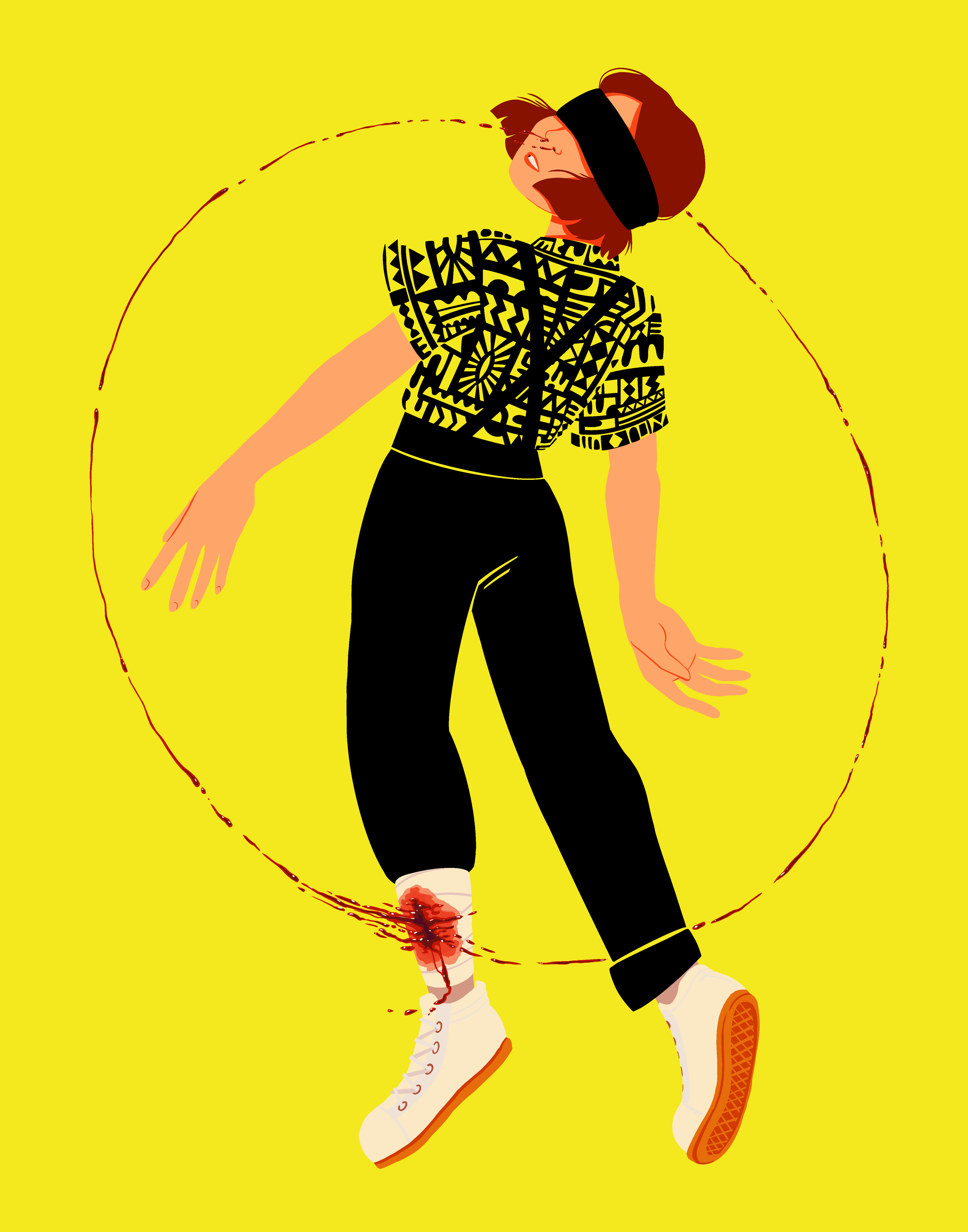 Circle of Blood Print