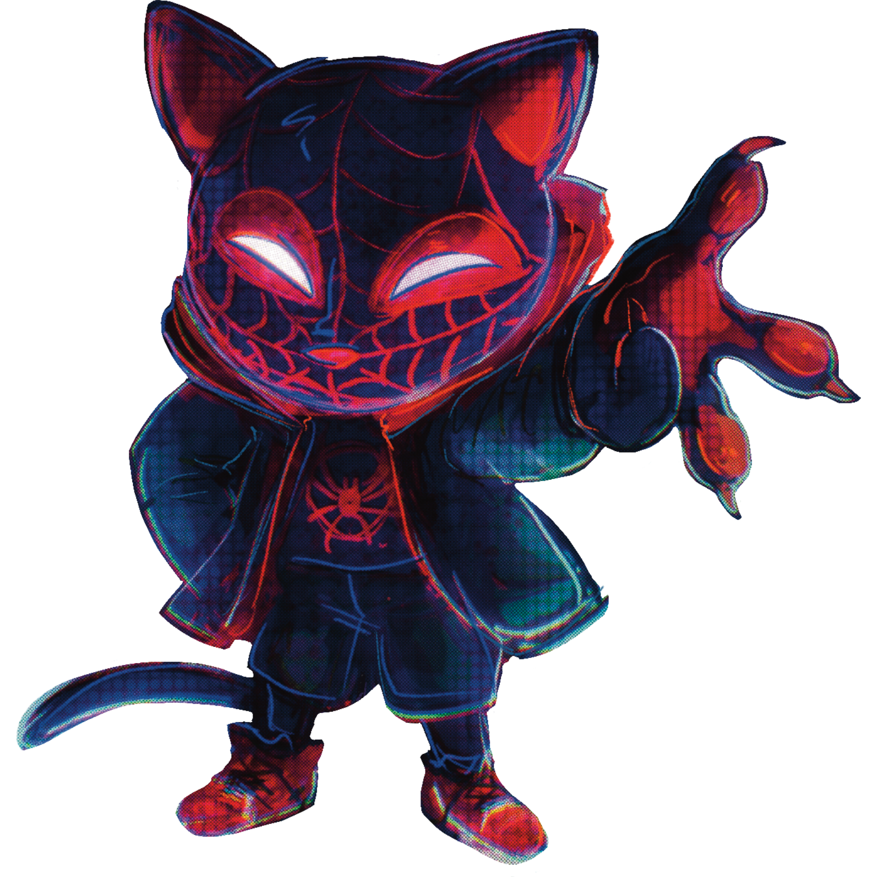 Meows Morales Sticker