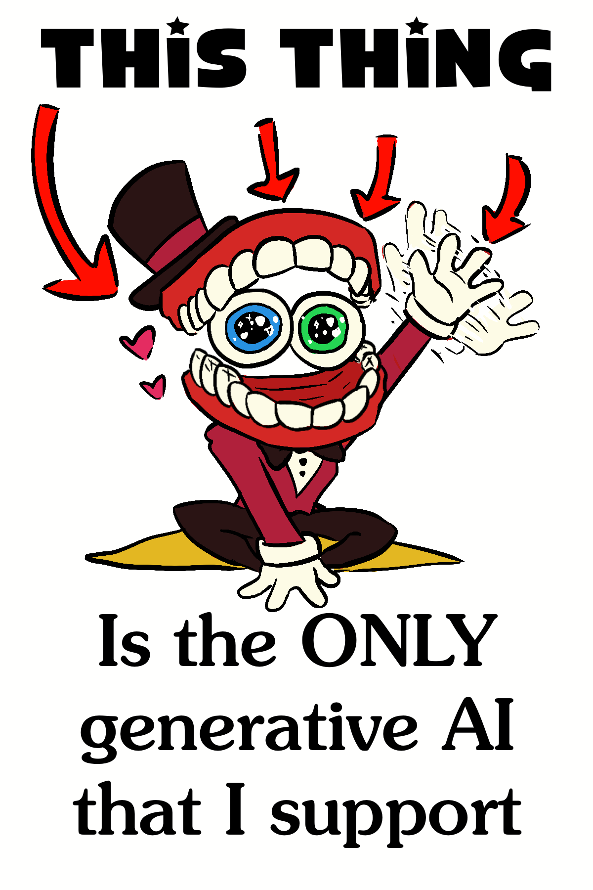 The Only Generative AI That I Support Mini Print
