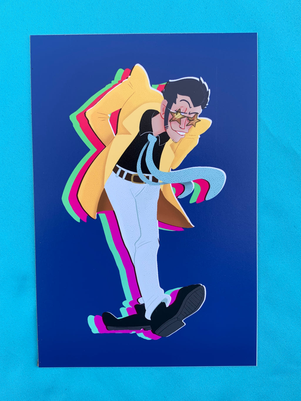 Yellow Jacket Mini Print