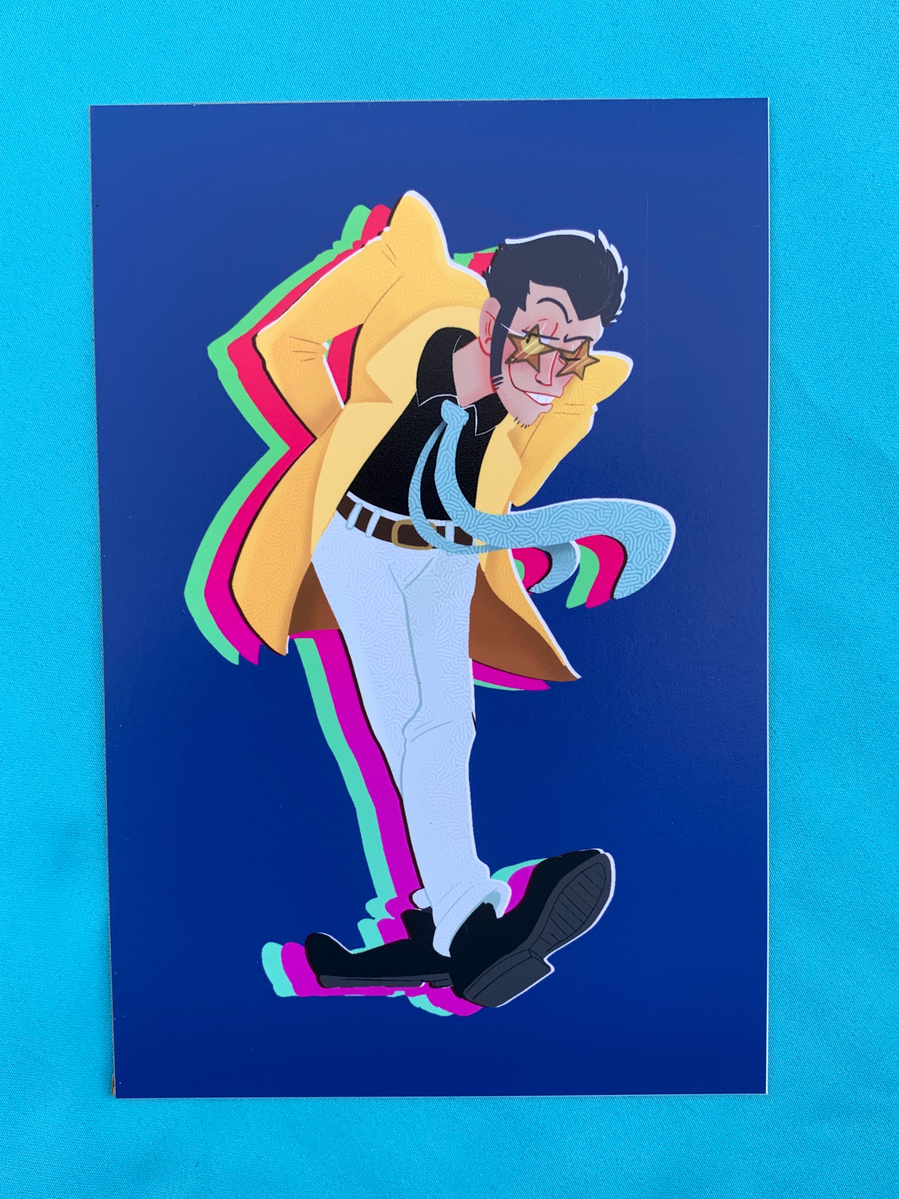 Yellow Jacket Mini Print