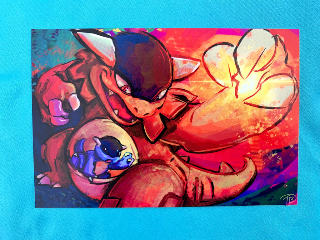 Kangaskhan Mini Print