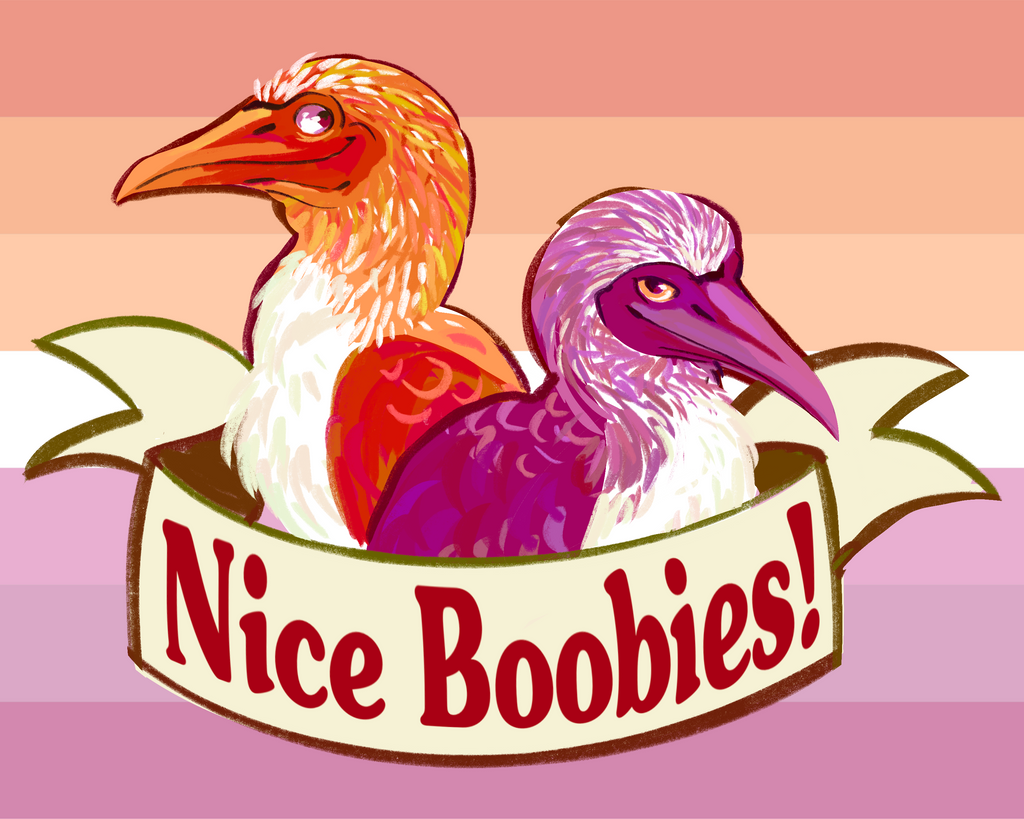 Nice Boobies! Print