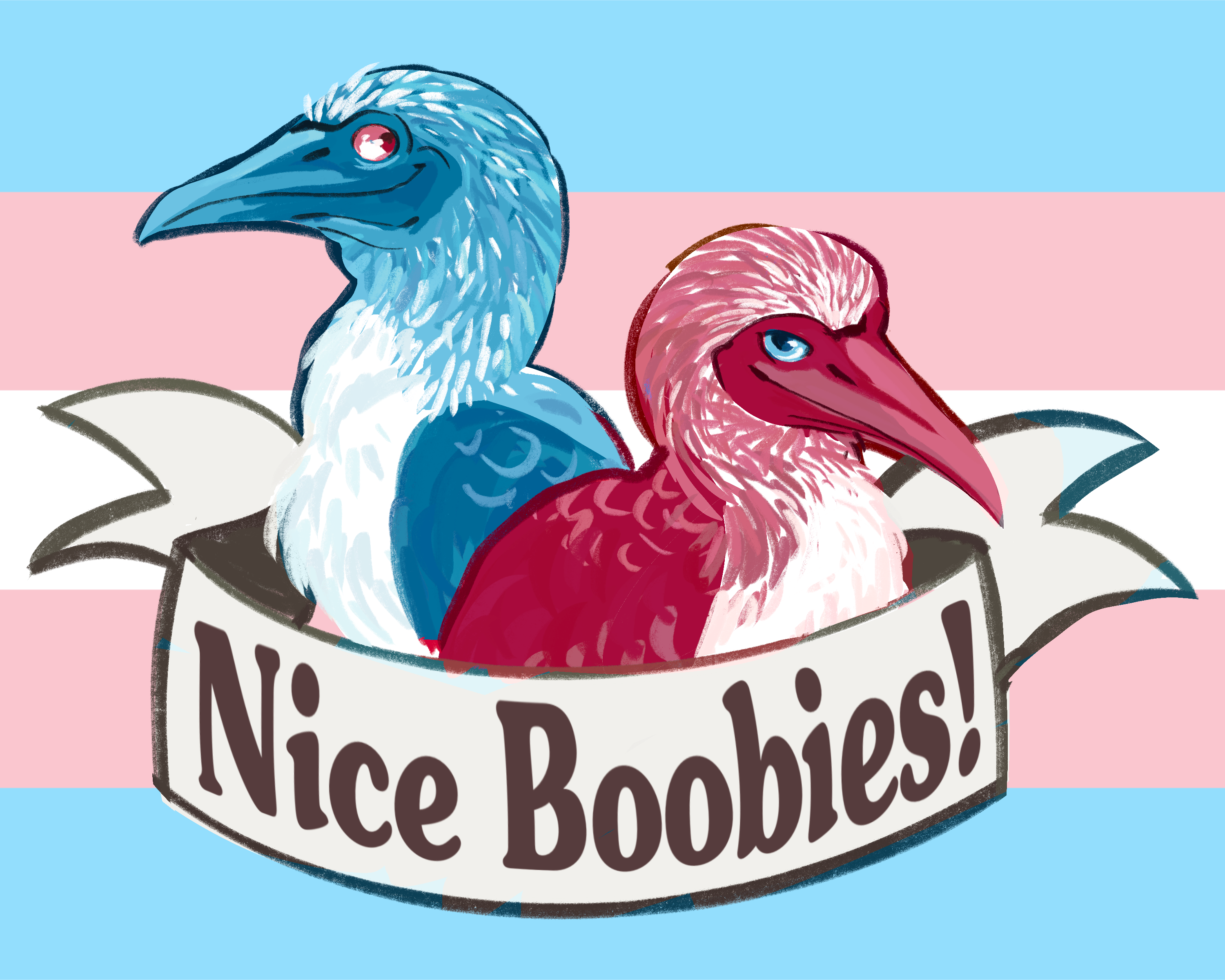 Nice Boobies! Print