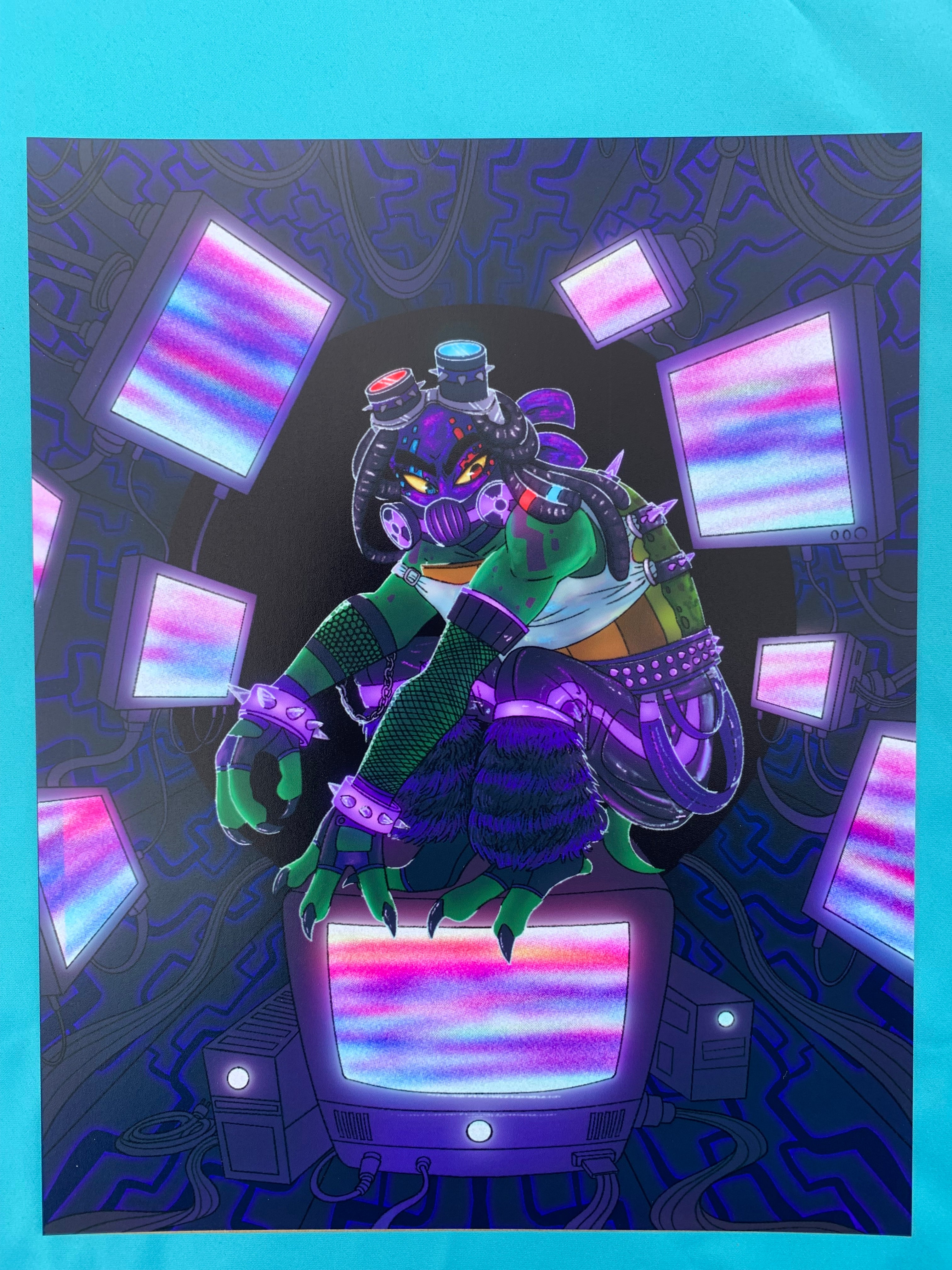 Cybergoth Rise Donnie Print