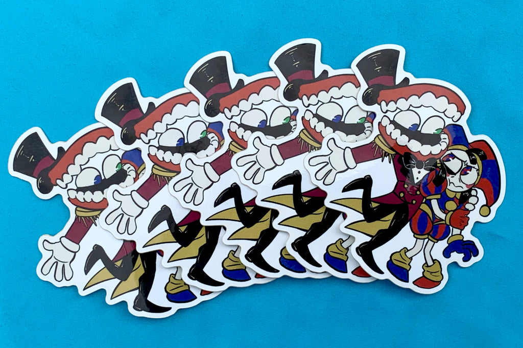 Pomni and Caine Sticker
