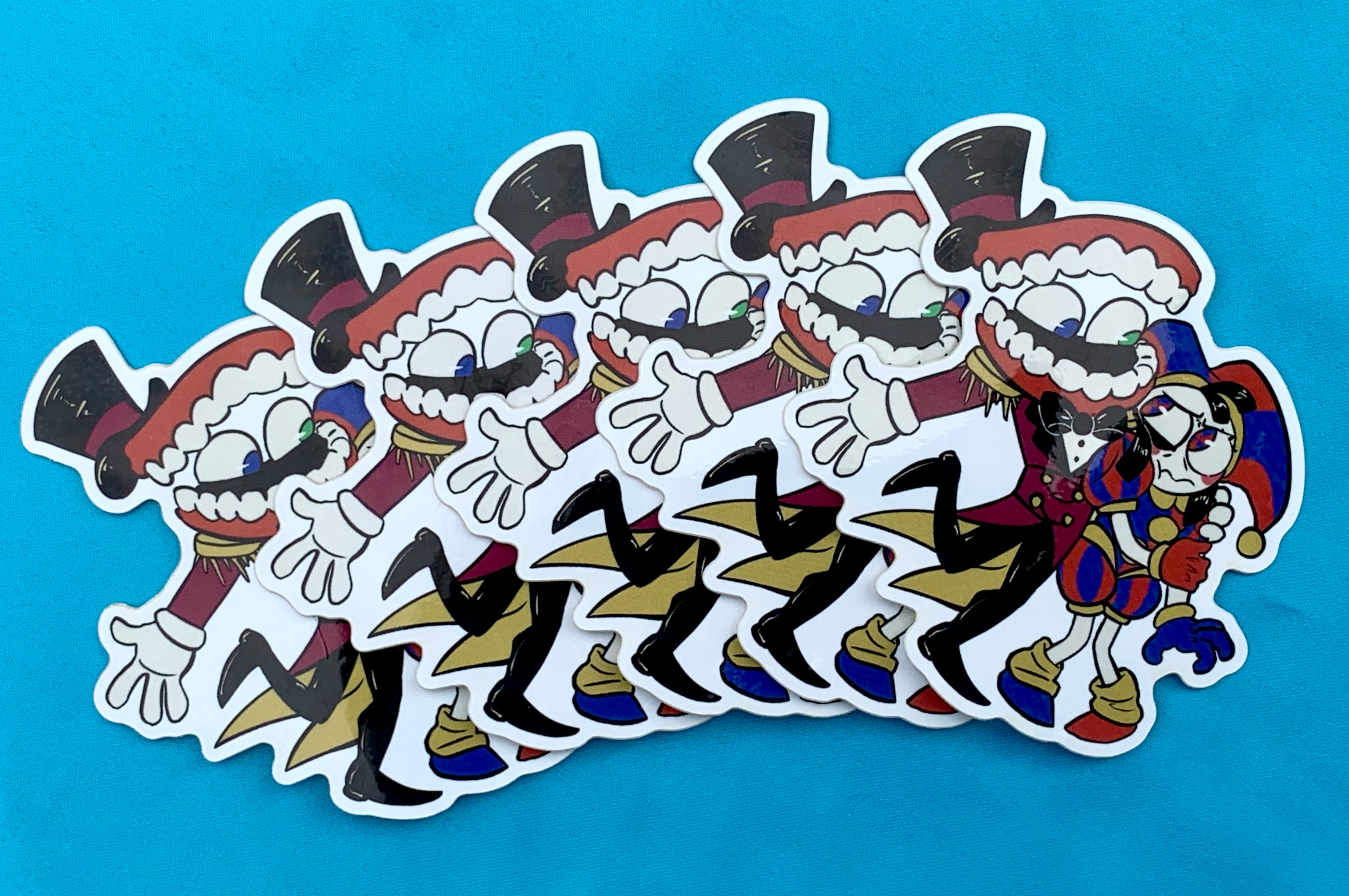 Pomni and Caine Sticker