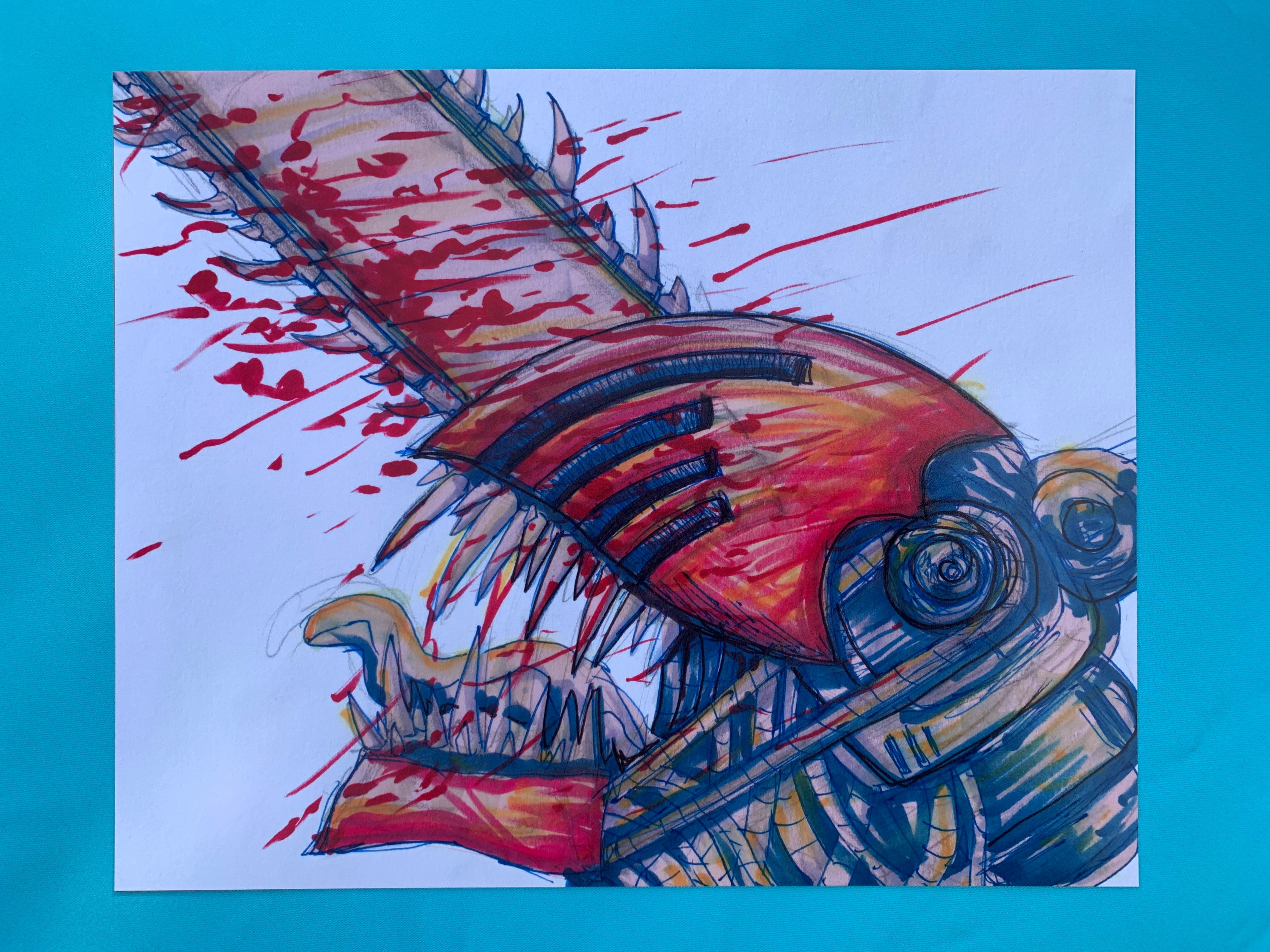 Chainsaw Roar Print