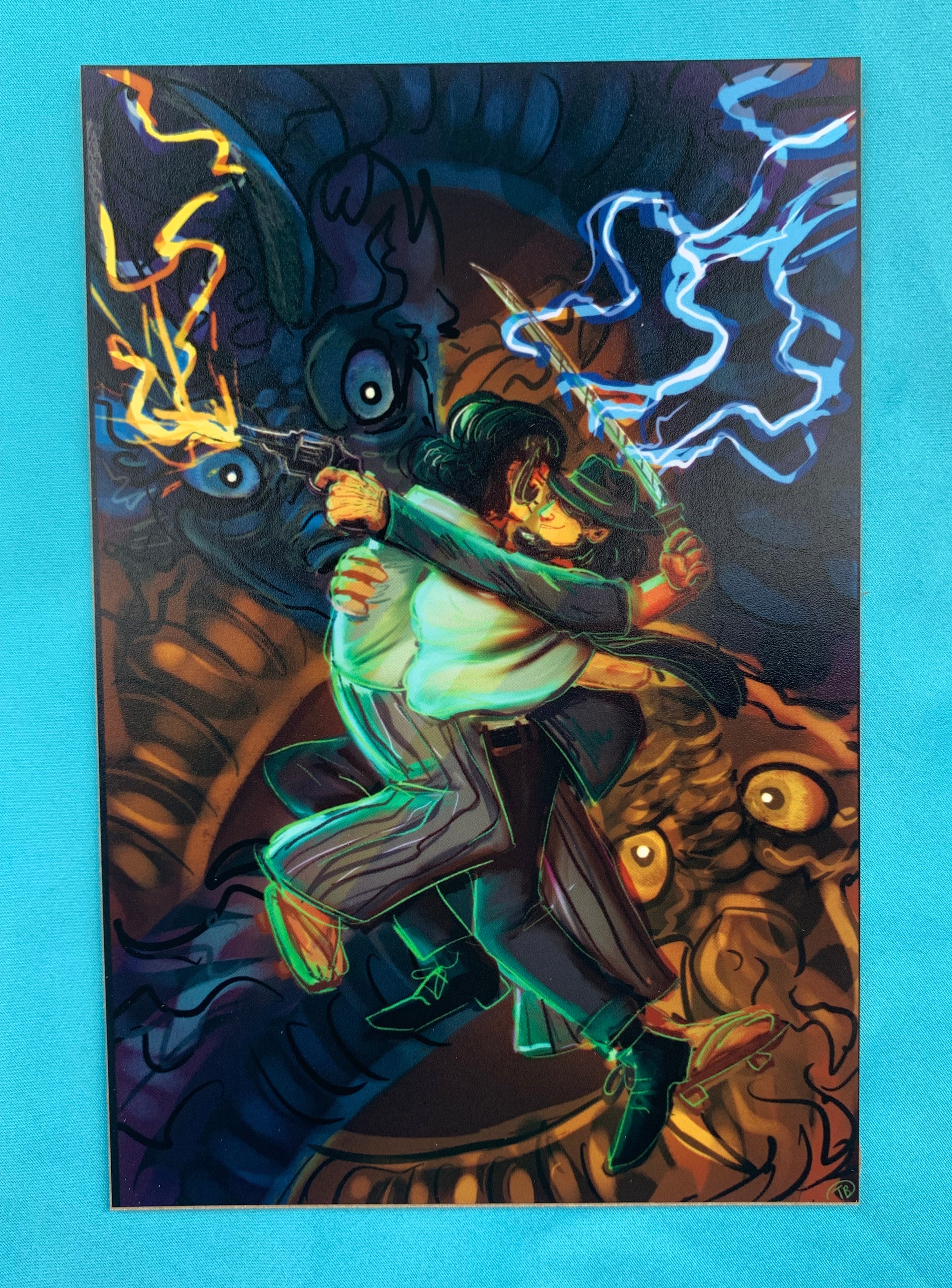 Dragon Dance Jigoe Mini Print
