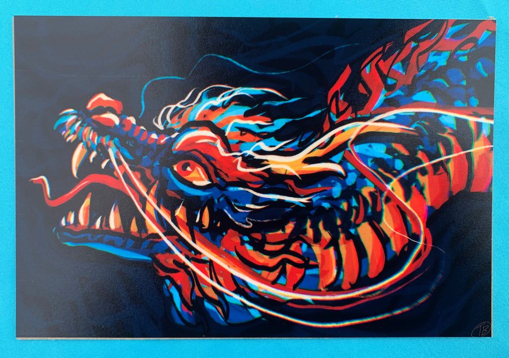 Chinese Dragon Mini Print