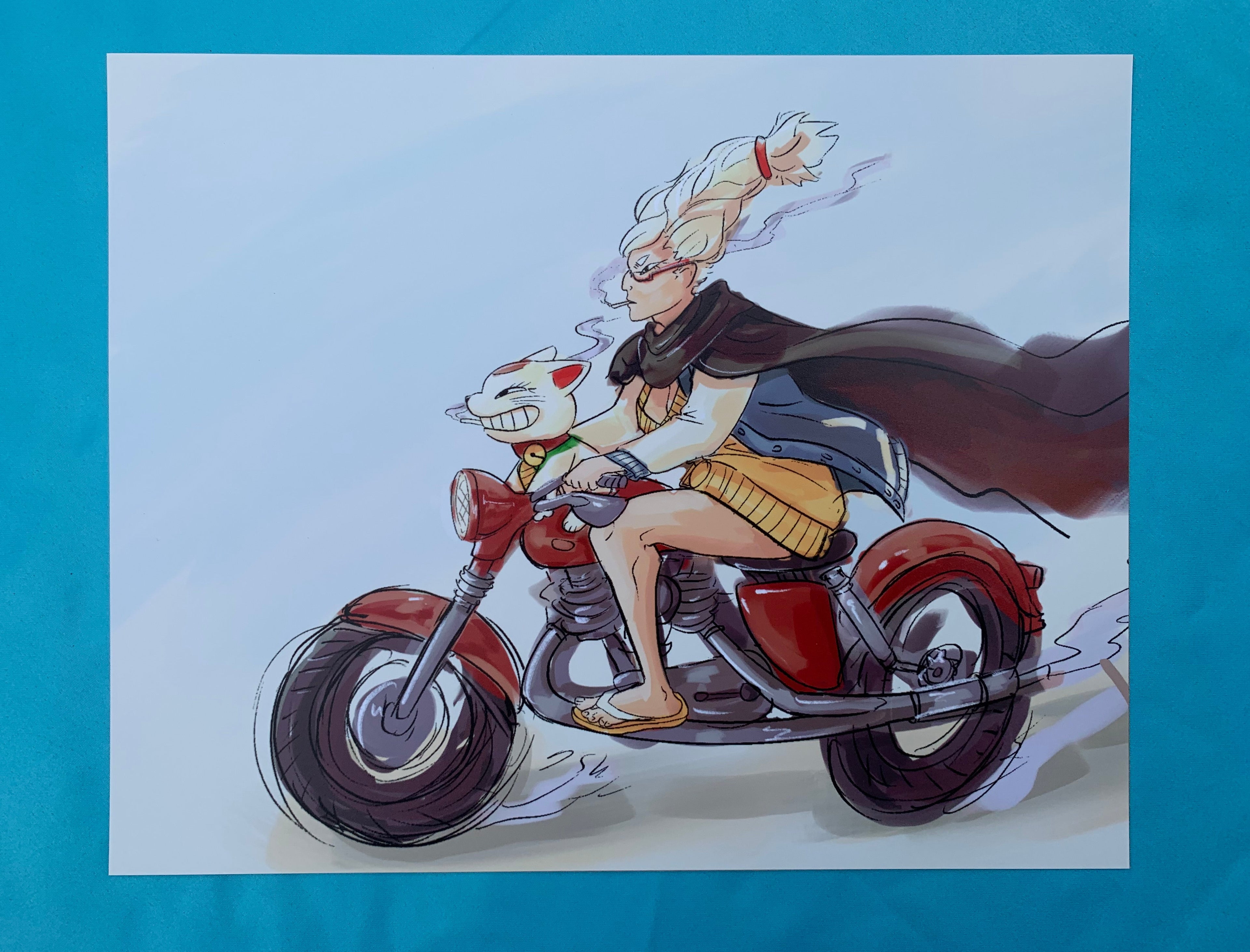 Granny Joyride Print