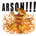 ARSON!!! Sticker