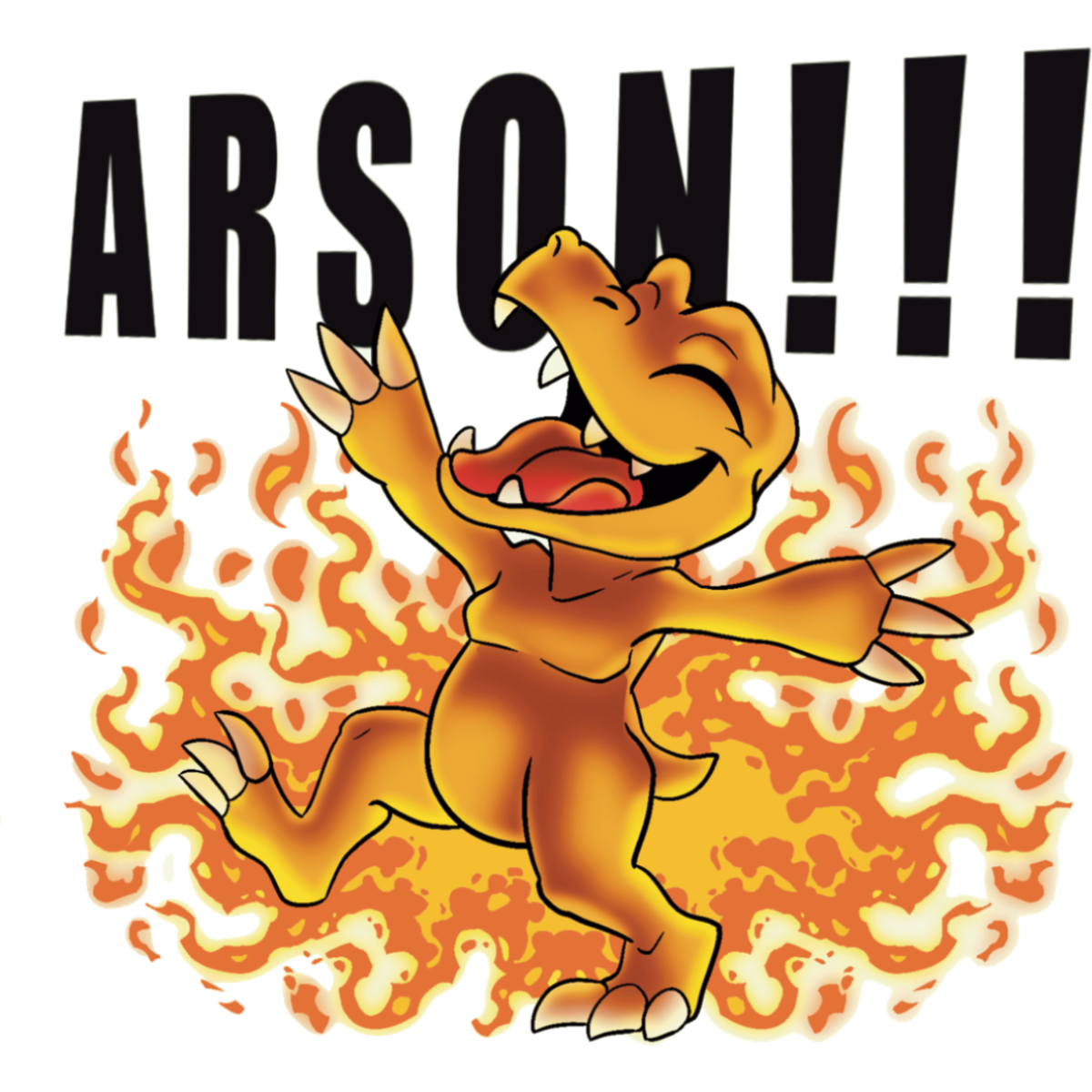 ARSON!!! Sticker