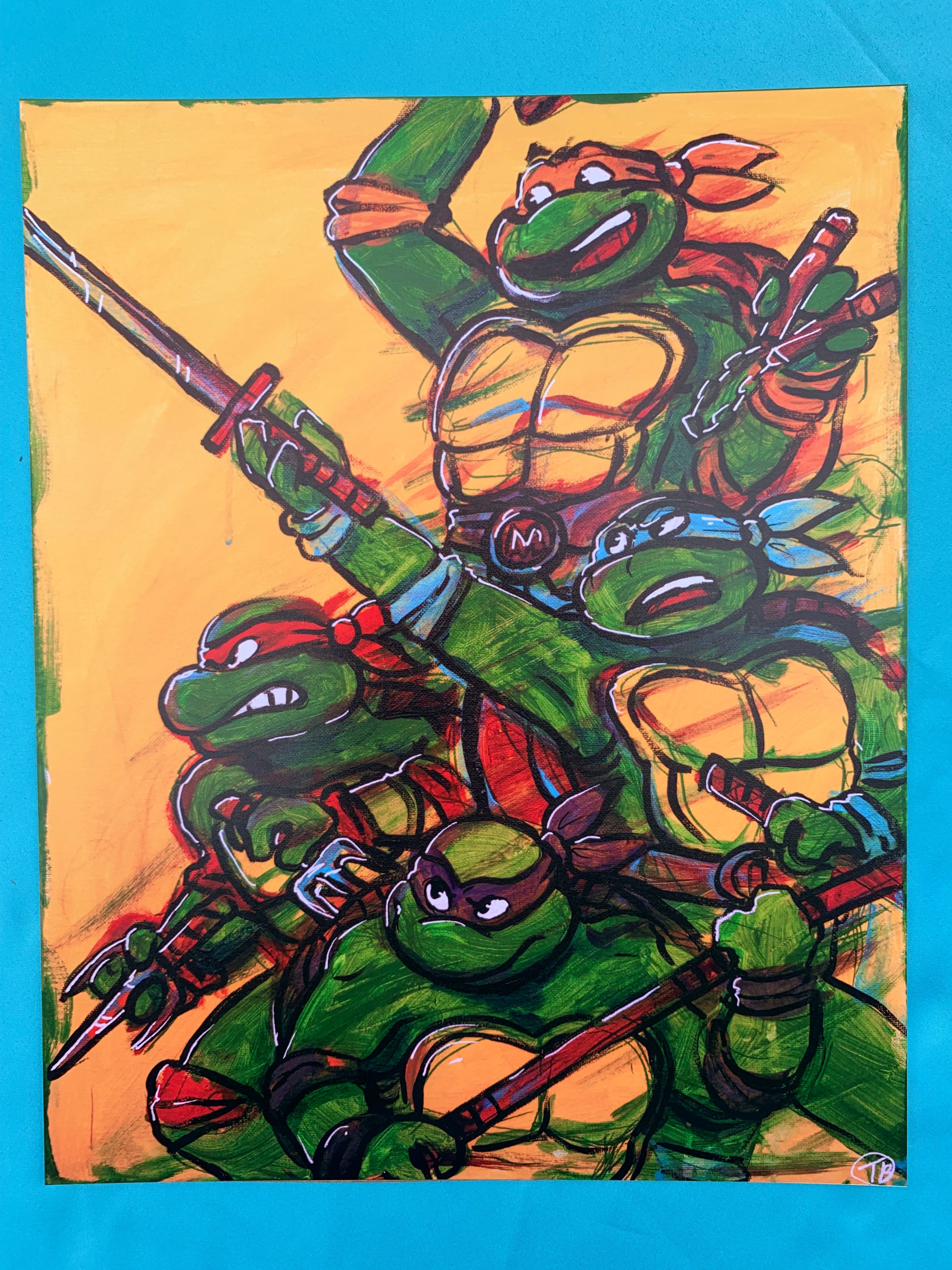 Turtle Power!! Print