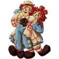 Ann and Andy Sticker
