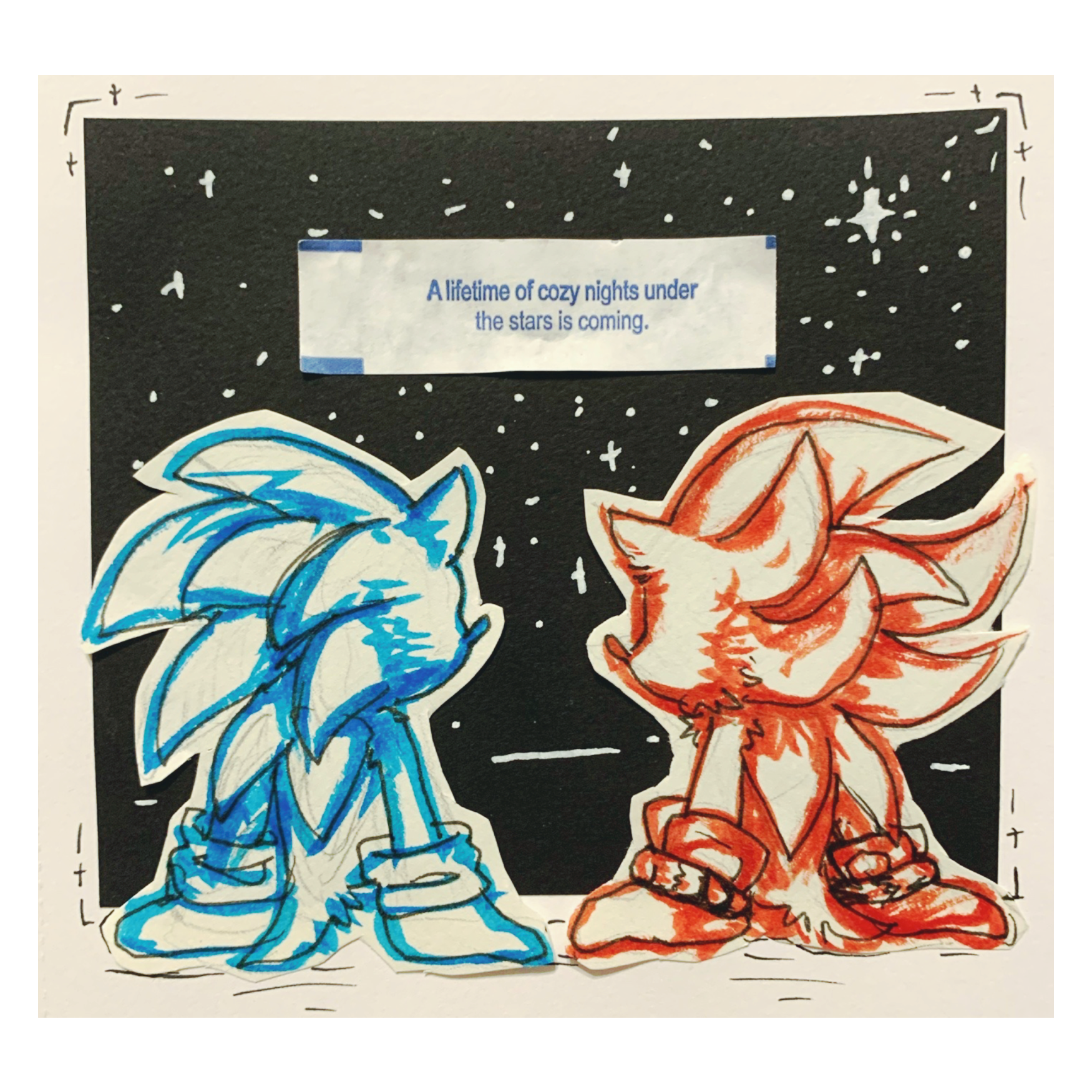 “Cozy Nights Under The Stars” Sticker
