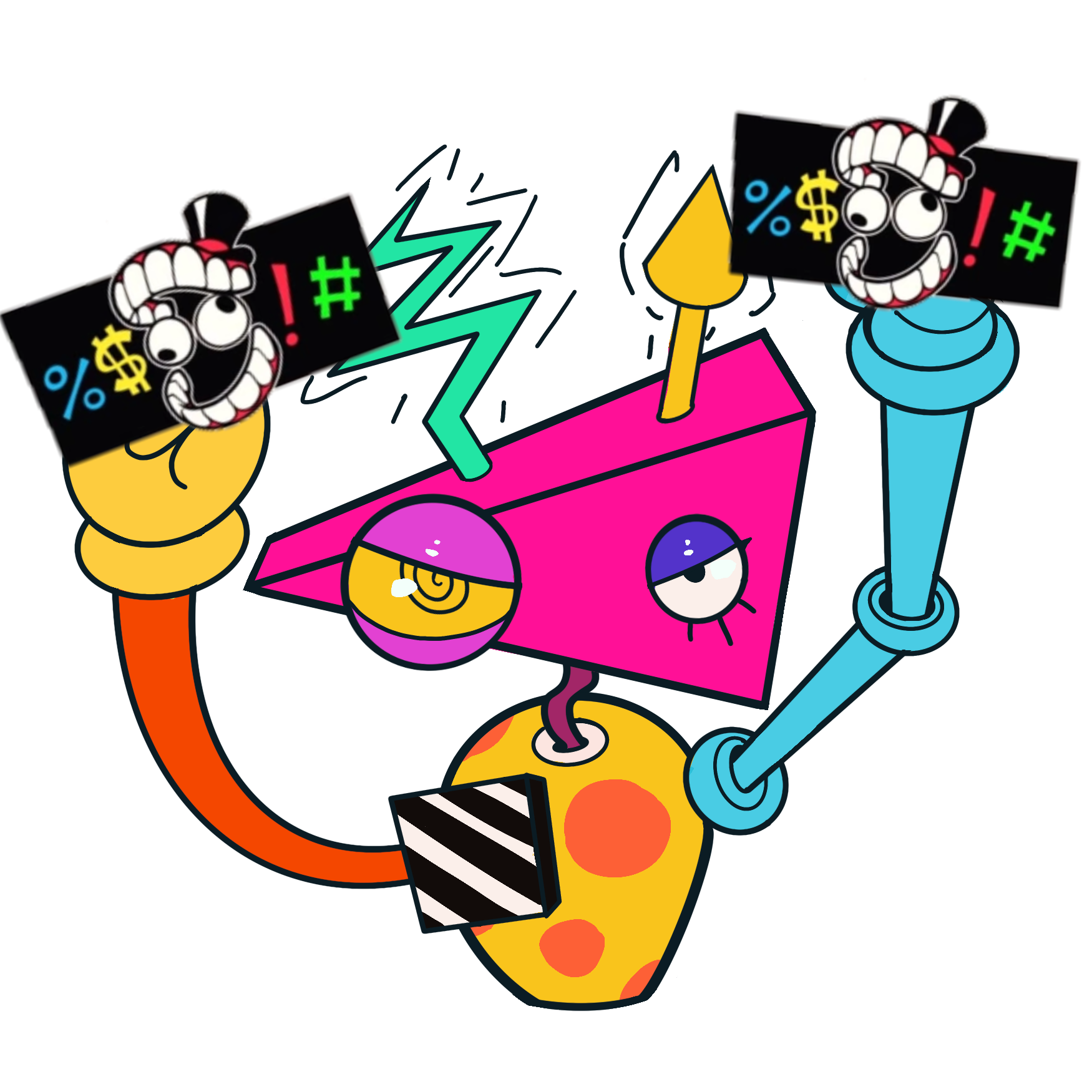 Zooble “&#$!! YOU!” Sticker