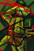 Abstract Raph Mini Print