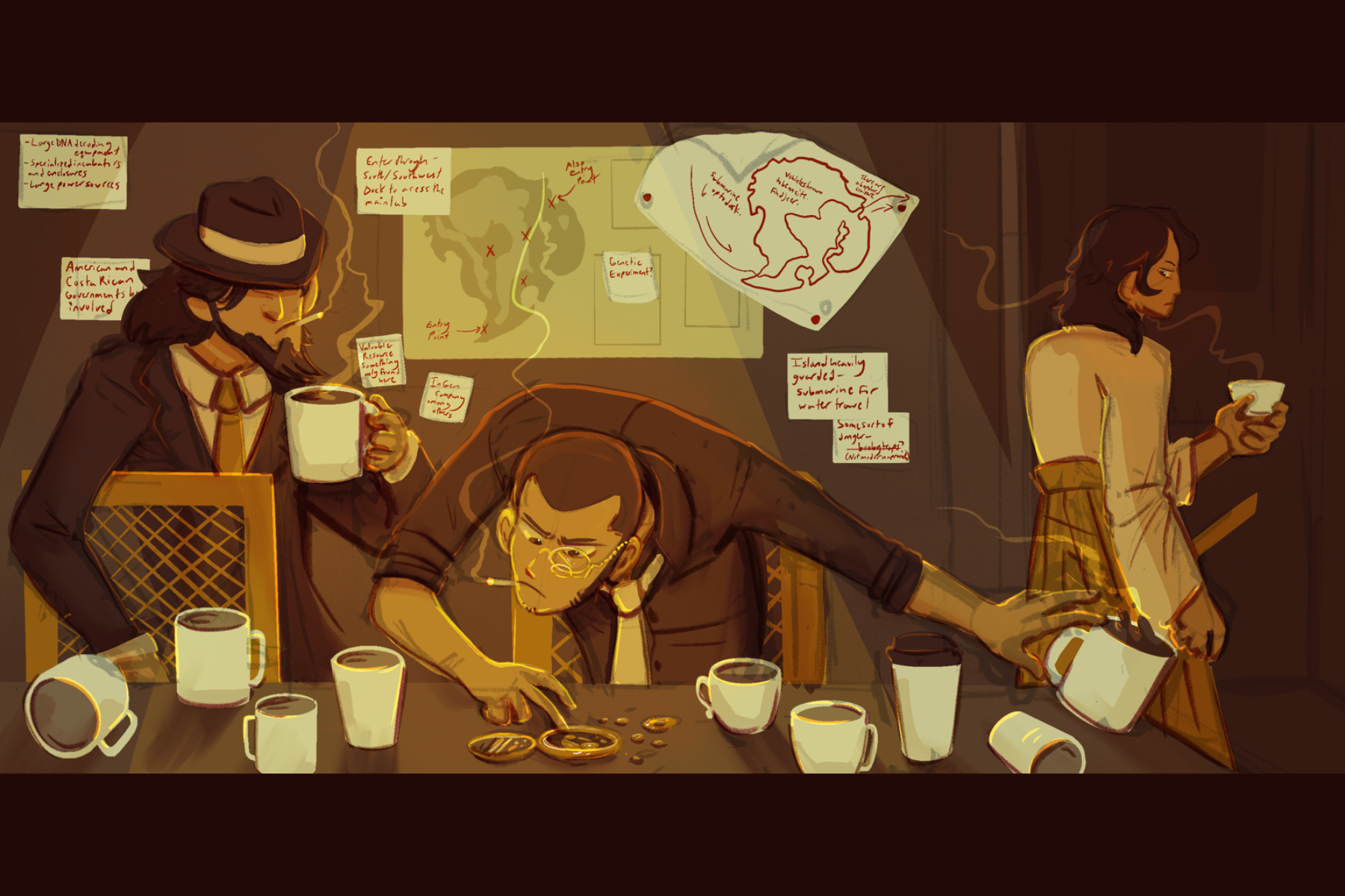 Coffee Time for Thieves Mini Print