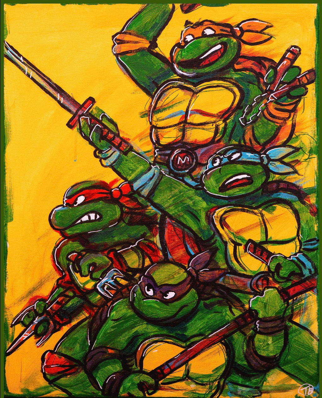 Turtle Power!! Print