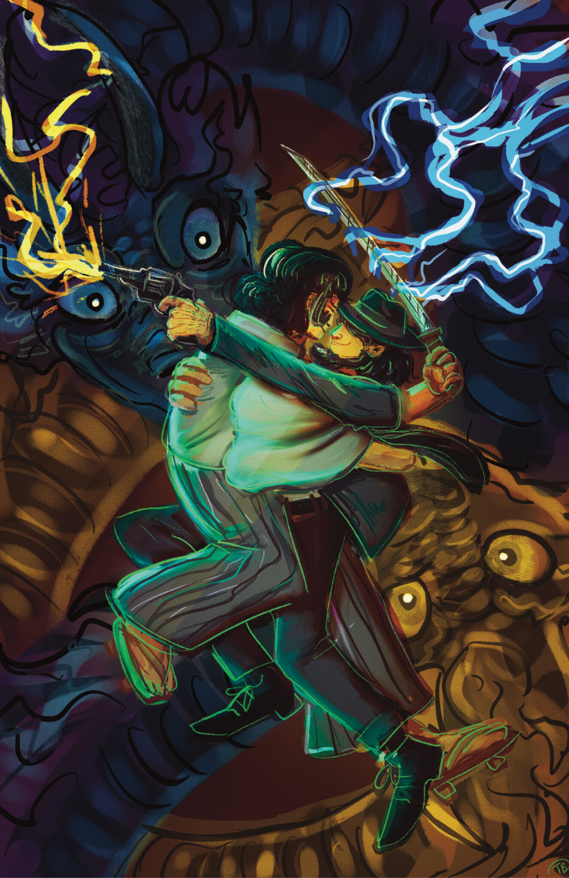 Dragon Dance Jigoe Mini Print