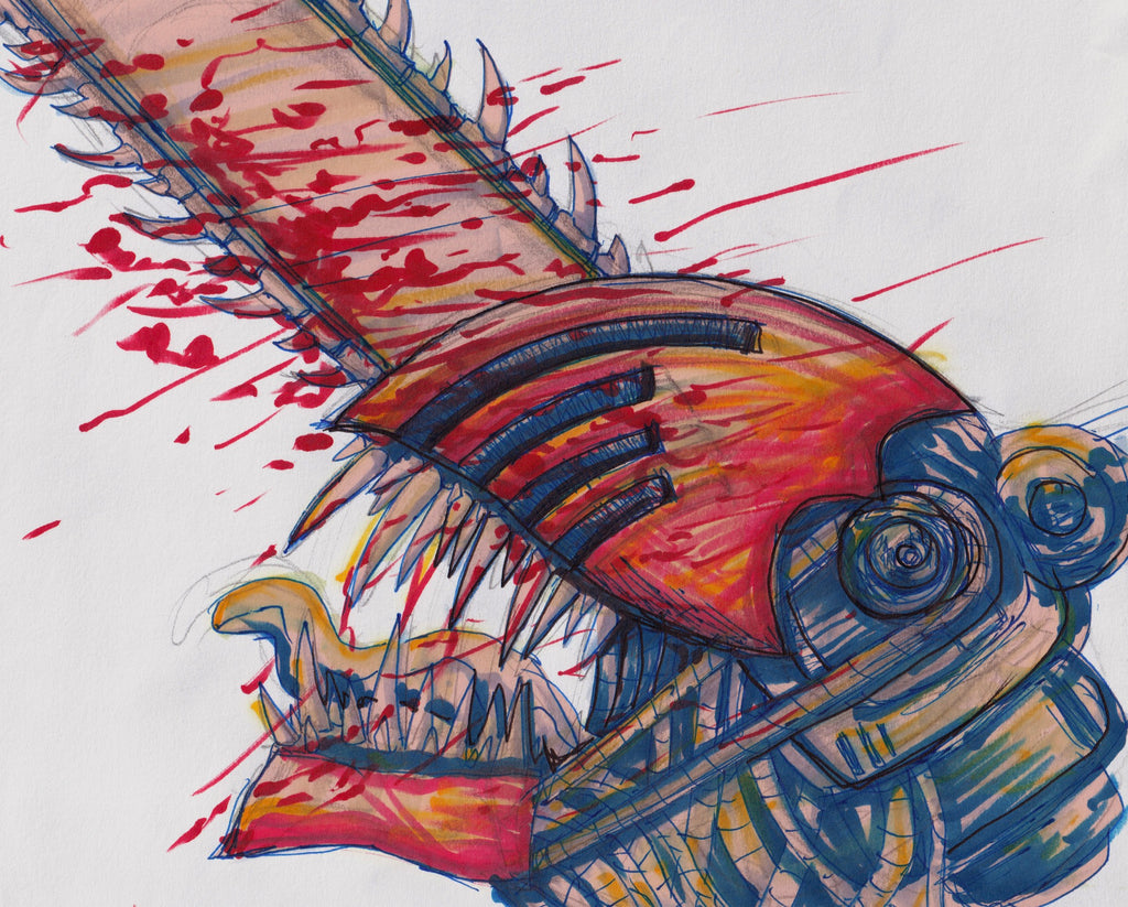 Chainsaw Roar Print