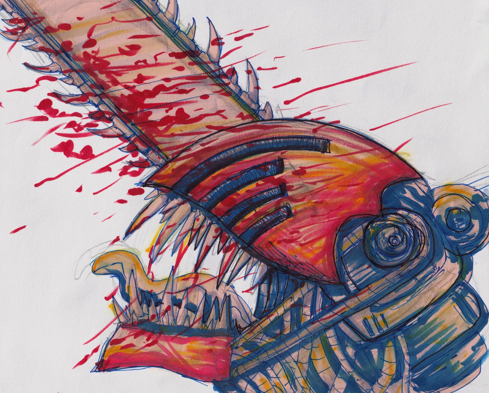 Chainsaw Roar Print