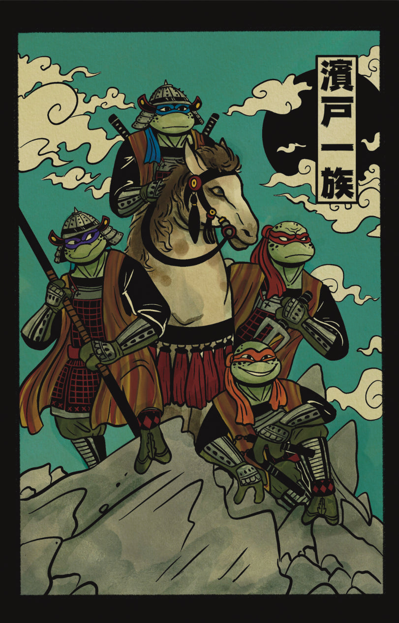 Turtles in Time Mini Print
