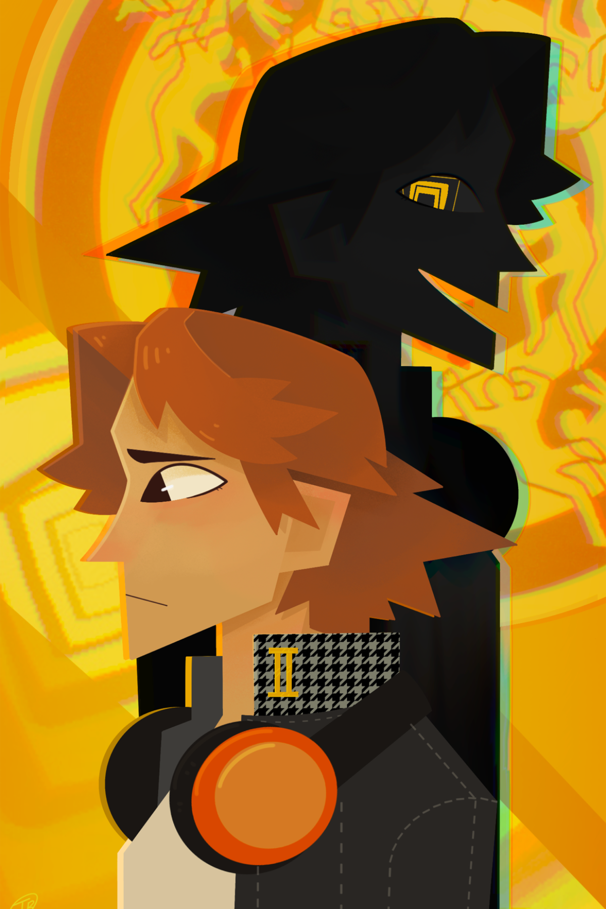 Geometric Yosuke Mini Print