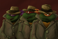 Turtles Noir Mini Print