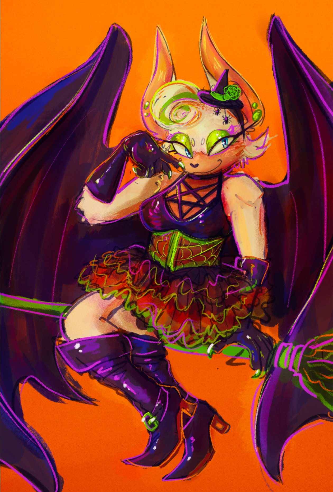 Halloween Rouge Mini Print