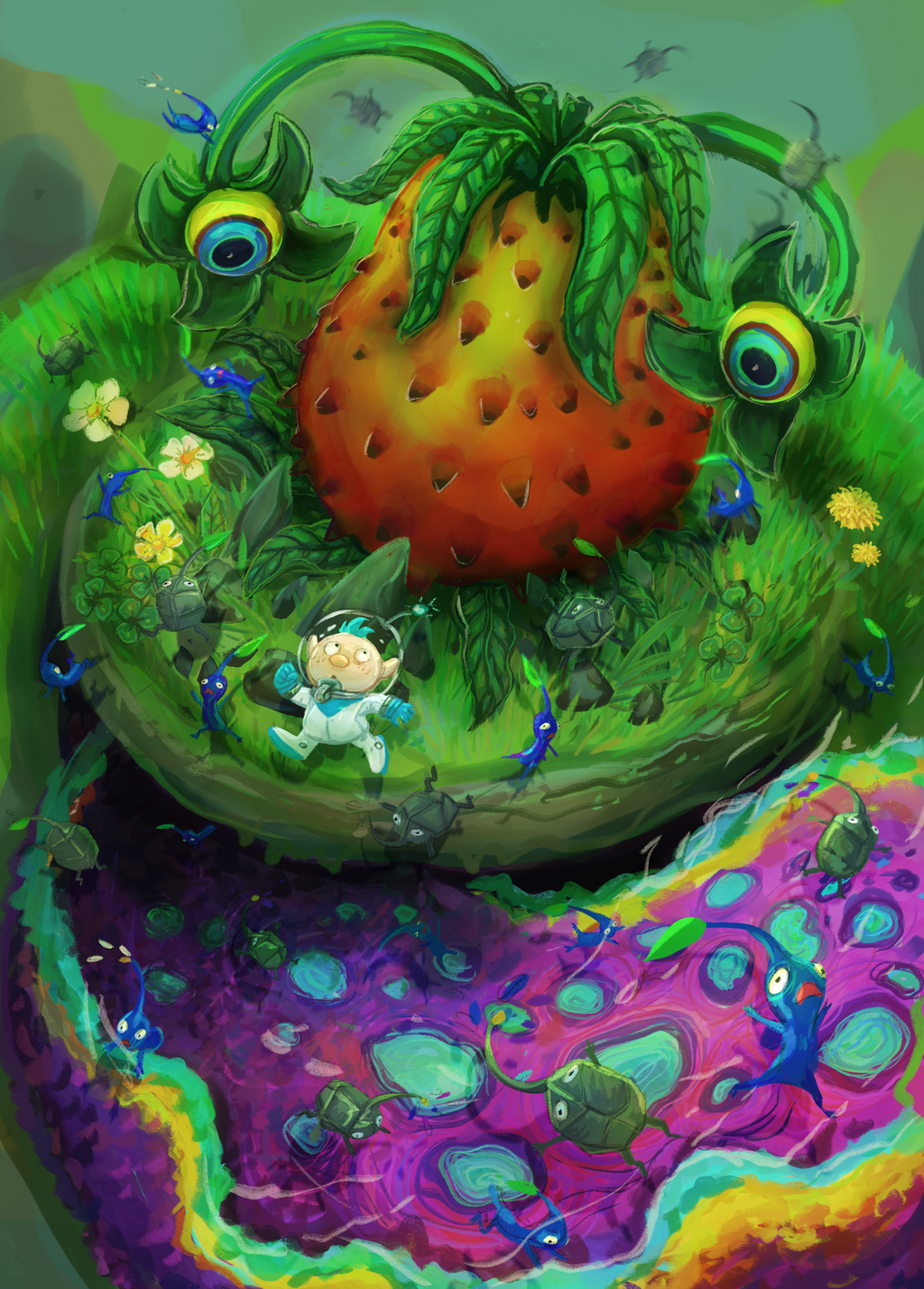 Mireclops Attacks! Mini Print