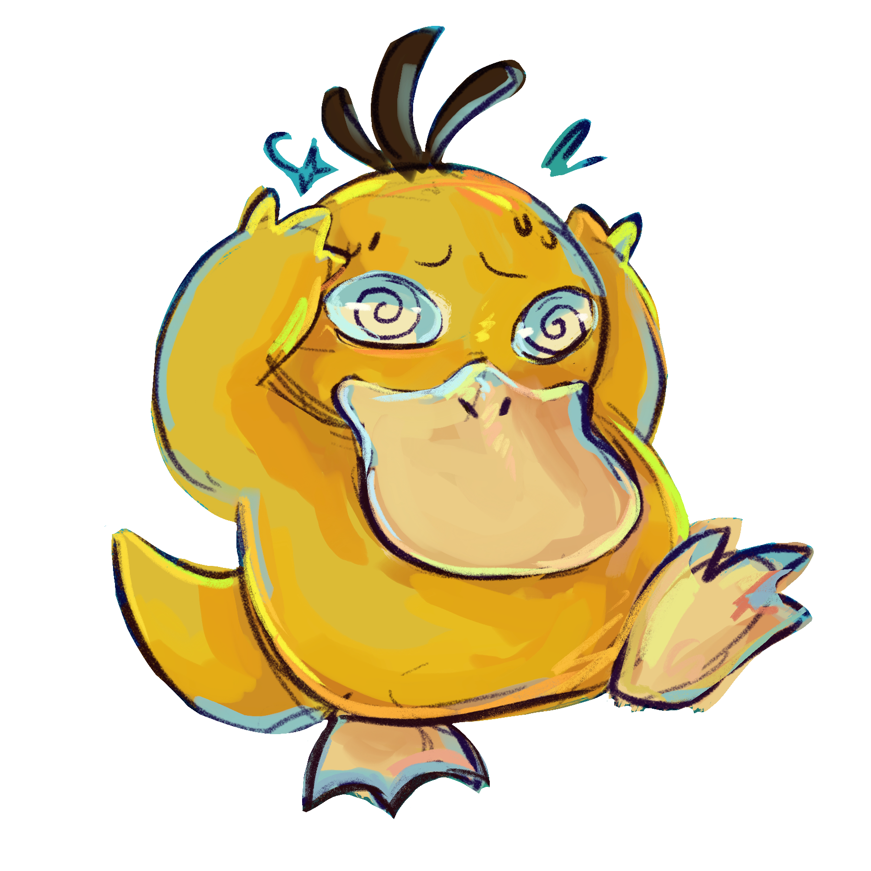 Psyduck Sticker