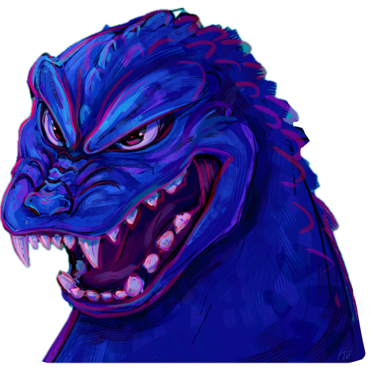 Blacklight Goji Sticker