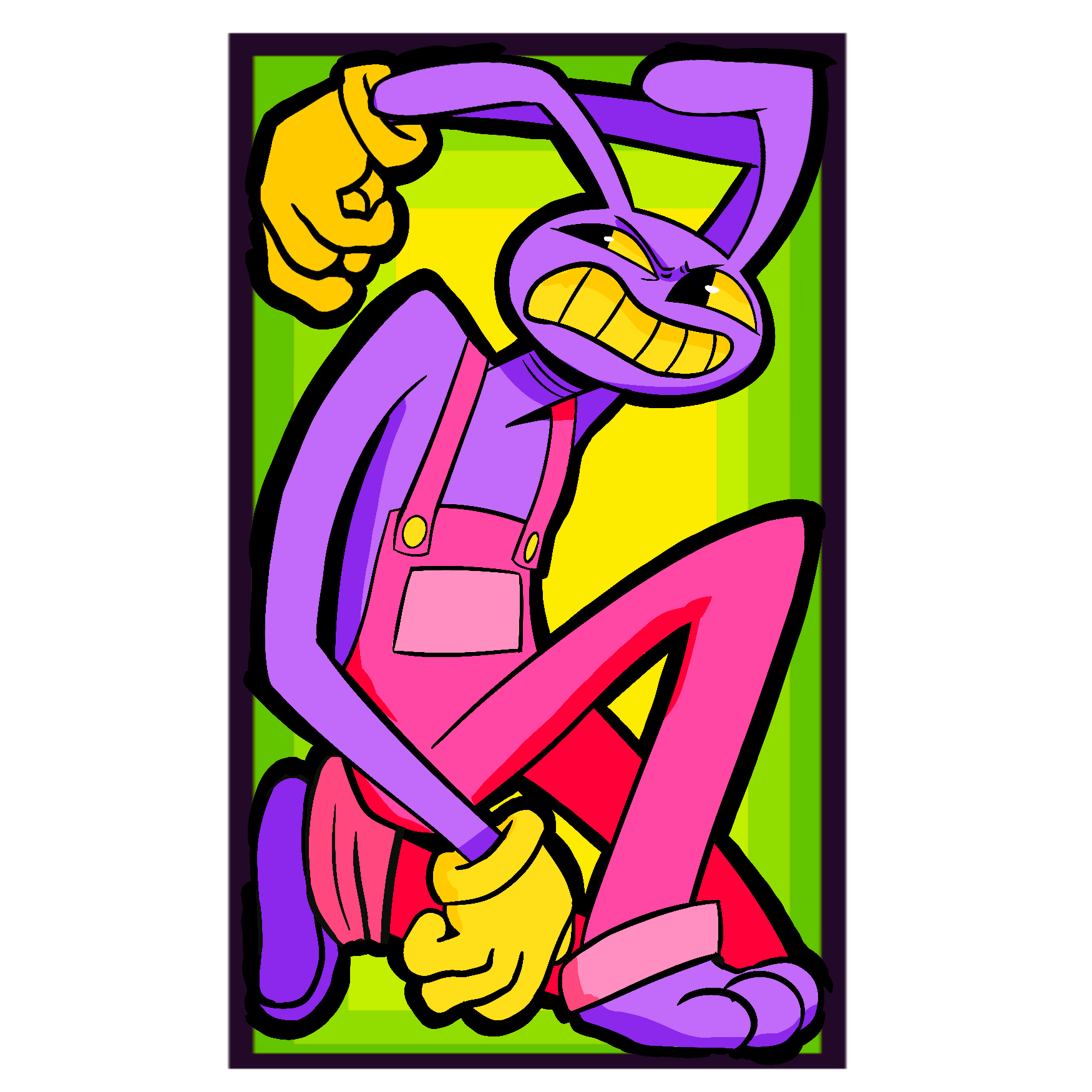 Jax in the Box Sticker