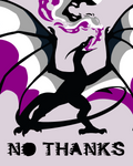 NO THANKS Dragon Print