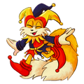 Jester Tails Sticker