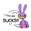 This Guy Sucks! Sticker