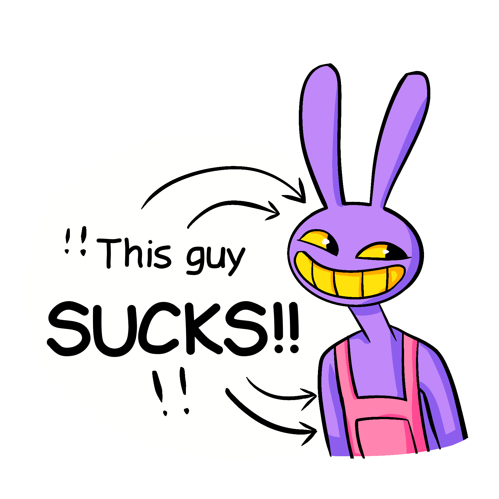 This Guy Sucks! Sticker