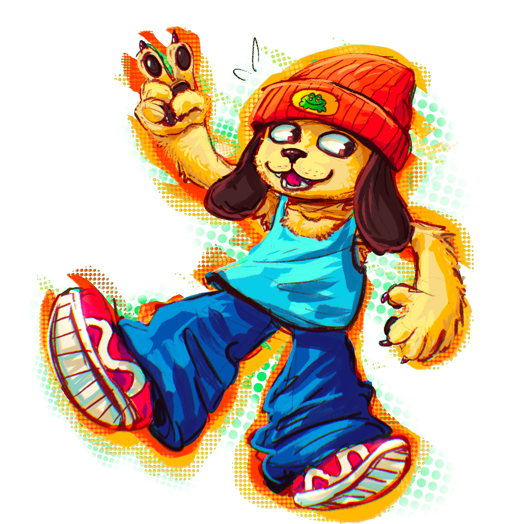 Parappa Sticker