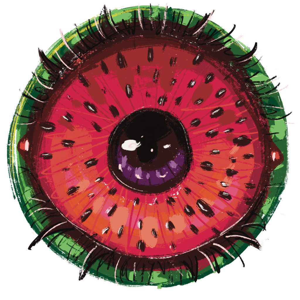 Watermelon Eye Sticker