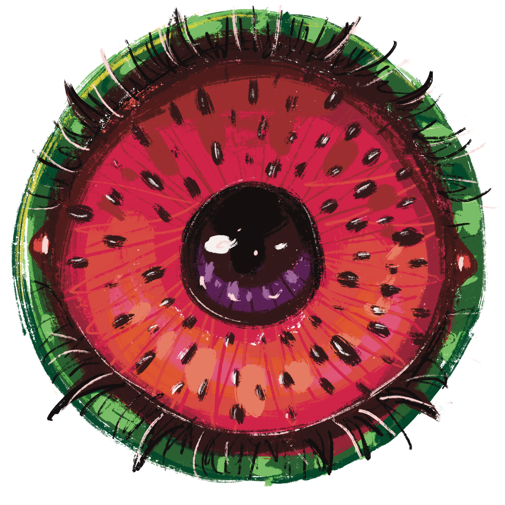 Watermelon Eye Sticker
