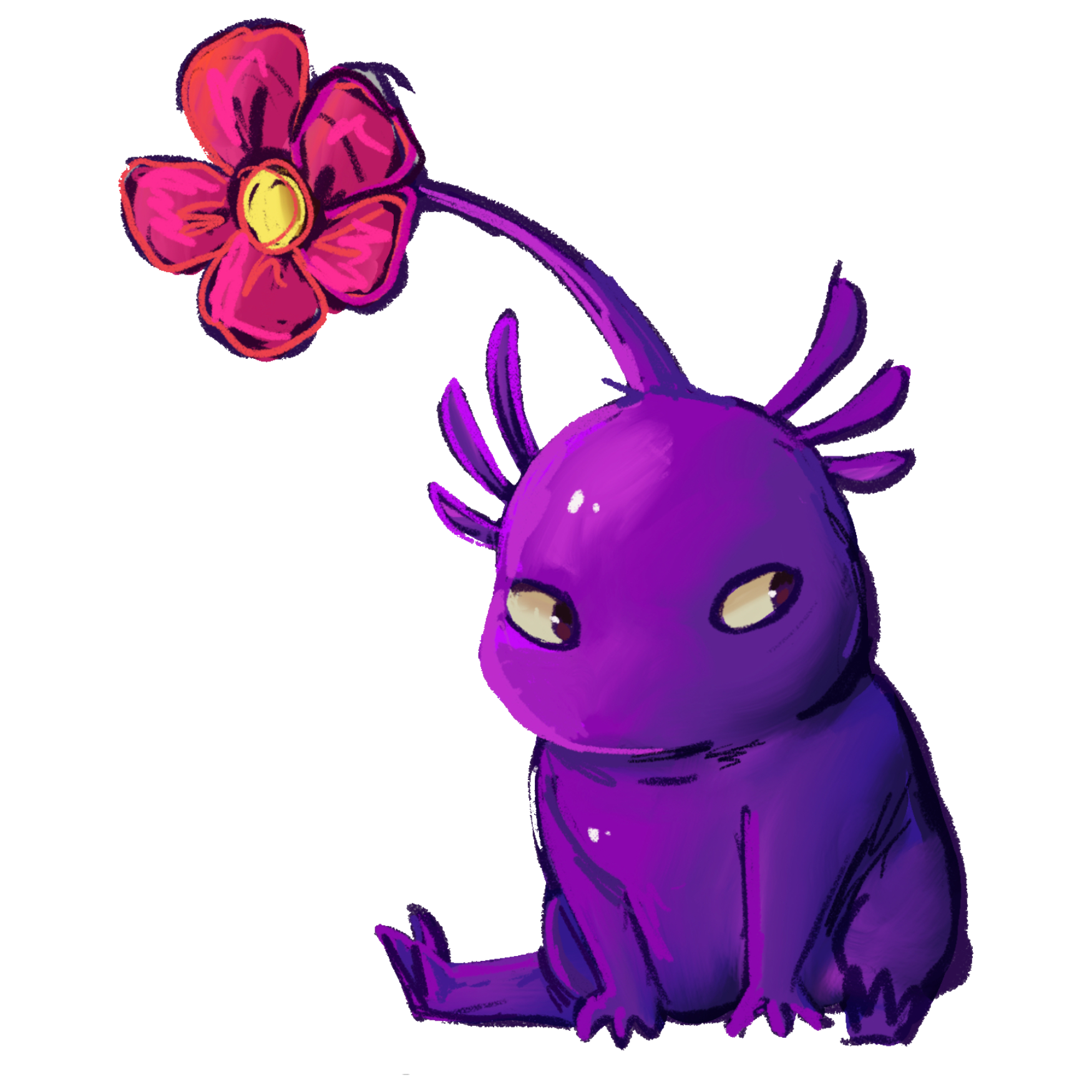 Purplemin Sticker